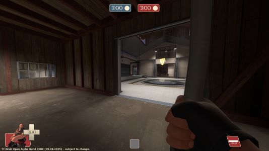 Heavy with the Leadpipe in koth_lumberyard